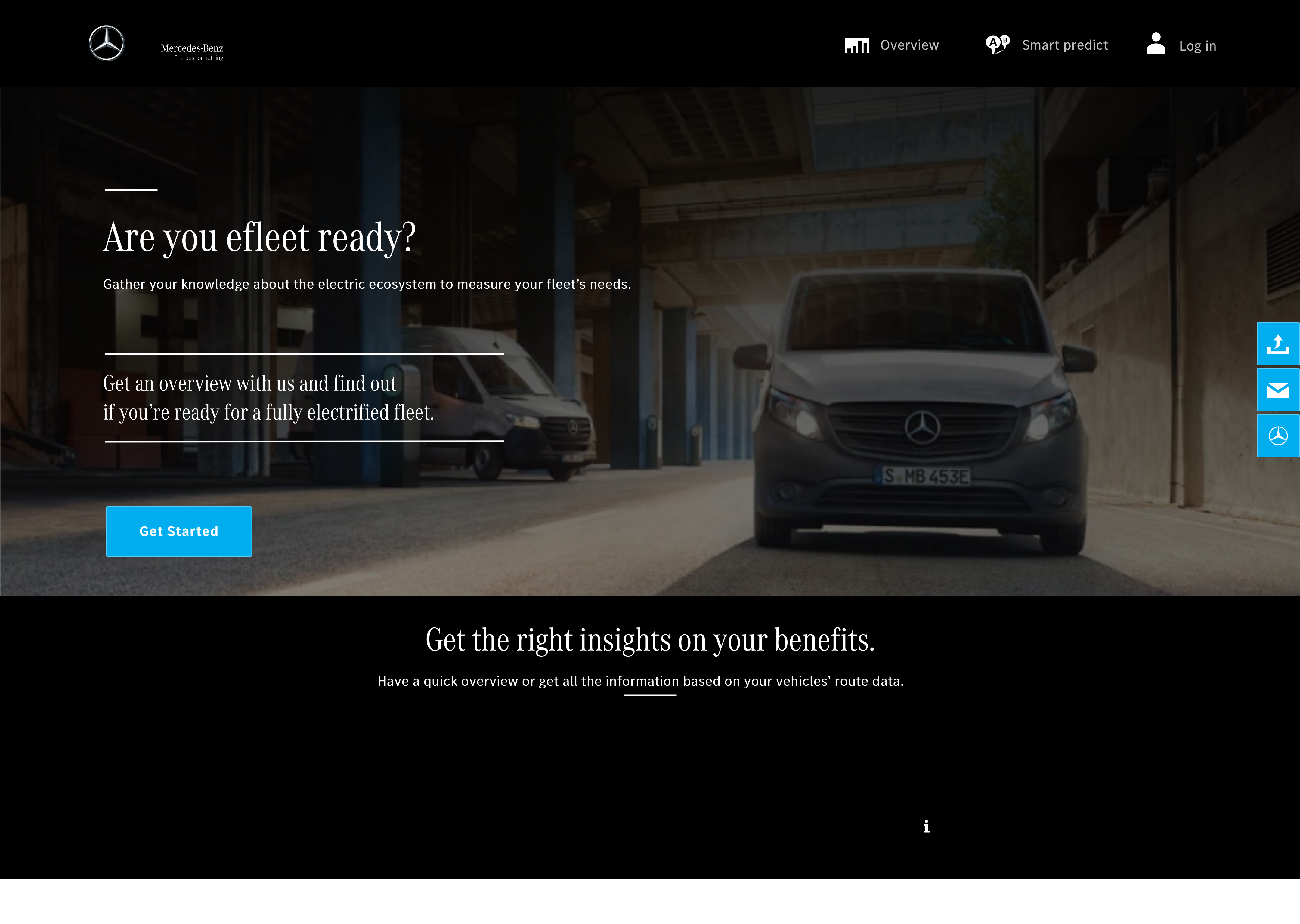 Hero page for efleet ready questionnaire